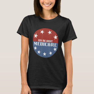 Camiseta Pregúntame sobre las ventas de agentes de seguros