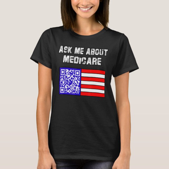 Camiseta Pregúntame sobre Medicare (Anverso)