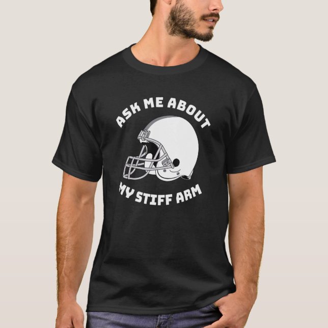 Camiseta Pregúntame sobre mi carrera de jugador de equipo d (Anverso)