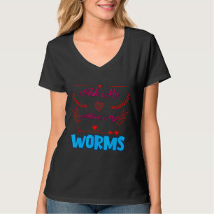 Camiseta Pregúntame sobre mi Chiste sarcástico de los gusan