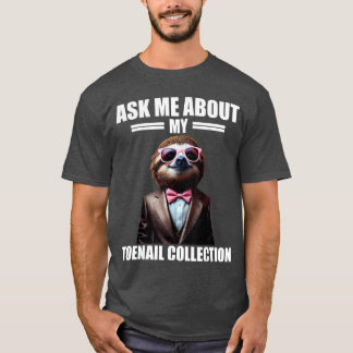 Camiseta Pregúntame sobre mi colección de uñas de Myoenail