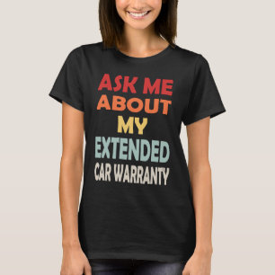 Camiseta Pregúntame sobre mi color retro de garantía de coc