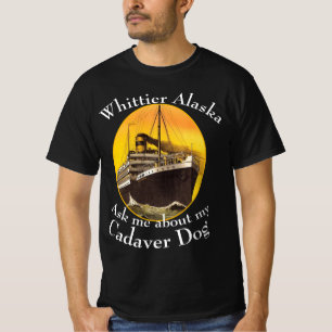 Camiseta Pregúntame sobre mi perro castor Whittier Alaska