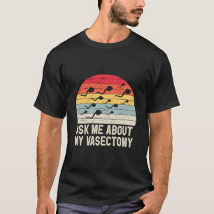 Camiseta Pregúntame sobre mi retro de superviviente de la v