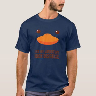 Camiseta Pregúntame sobre mi truco disfrazado de curioso t