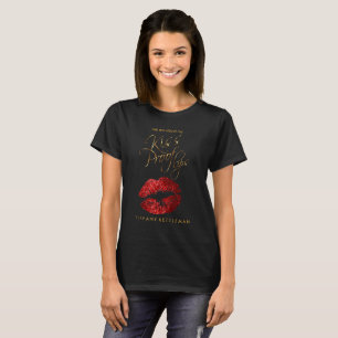 Camiseta Pregúntame sobre mis labios de prueba de besos