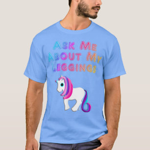 Camiseta Pregúntame sobre mis piernas Unicornio