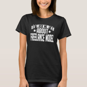 Camiseta Pregúntame sobre modelo independiente