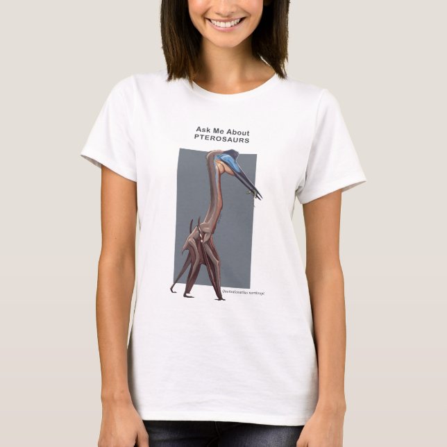 Camiseta Pregúntame sobre Pterosaurs-unisex T-Shirt (Anverso)