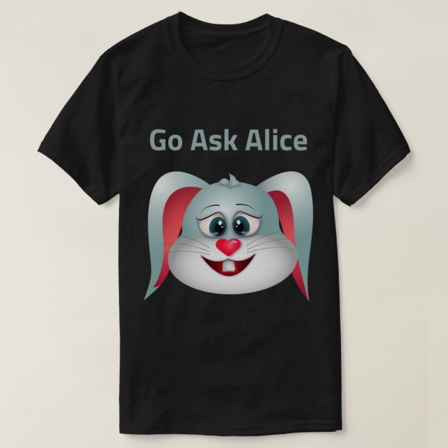 Camiseta Preguntar a Alice (9) (Diseño del anverso)