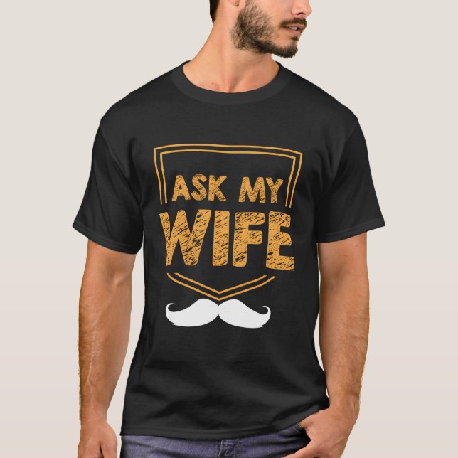 Camiseta Preguntar a mi papá Sarcasm Daddy (Anverso)