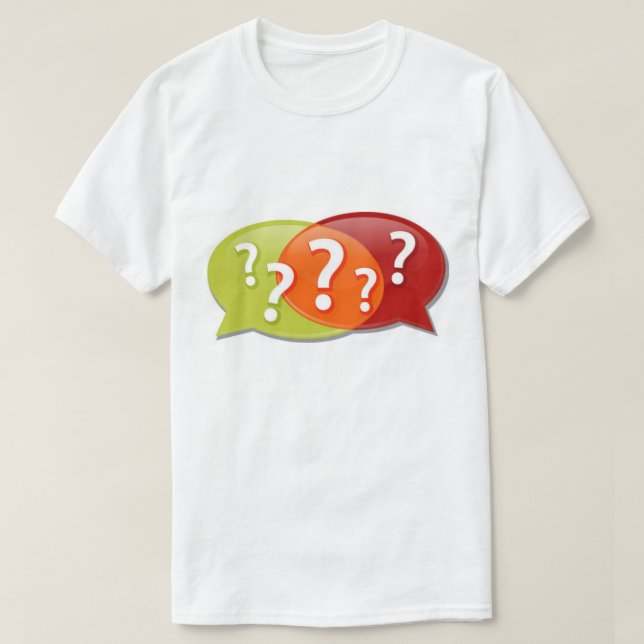 Camiseta Preguntar todo (Diseño del anverso)