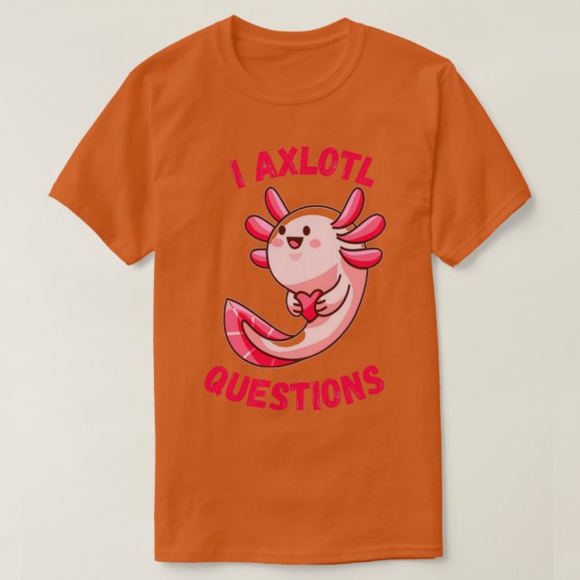 Camiseta Preguntas axlotl (Diseño del anverso)