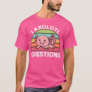 Camiseta Preguntas Axoloti Para Niños Chicas Pescado Salama