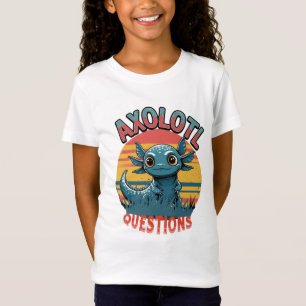 Camiseta "PREGUNTAS AXOLOTL - Vibes de graffiti retro"