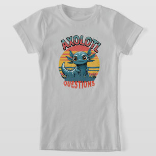 Camiseta "PREGUNTAS AXOLOTL - Vibes de graffiti retro"