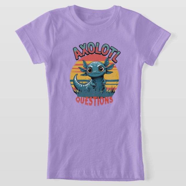 Camiseta "PREGUNTAS AXOLOTL - Vibes de graffiti retro" (Distribución)