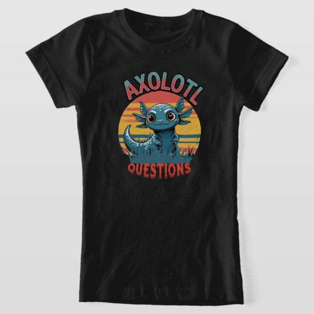 Camiseta "PREGUNTAS AXOLOTL - Vibes de graffiti retro" (Distribución)