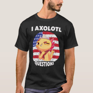 Camiseta Preguntas Cute Niños Axolotl