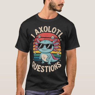 Camiseta Preguntas de Ajolote Anime Adorable