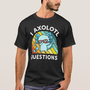 Camiseta Preguntas de Ajolote Niños Chico Hombres Disfraz L
