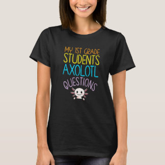Camiseta Preguntas de ajolote para agradecer a maestros de 
