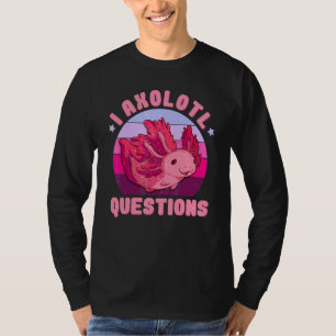 Camiseta Preguntas de Ajolote para niños jóvenes adultos Re