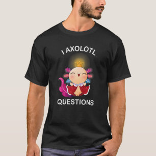 Camiseta Preguntas de Ajolote Peluche de Ajolote Lindo Ajol