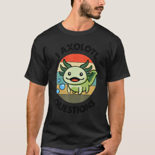 Camiseta Preguntas de Ajolote Verde Pez Andante Mexicano Co