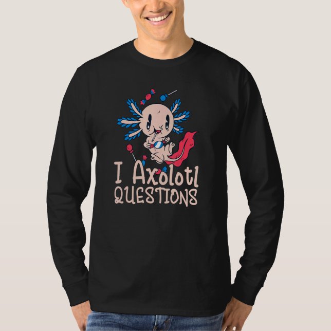 Camiseta Preguntas de Axolotl (Anverso)