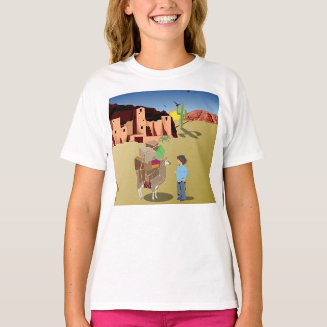 Camiseta Preguntas de Llama (Anverso)