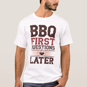 Camiseta Preguntas divertidas para una primera cita, luego