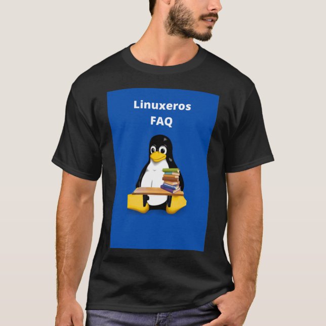 Camiseta Preguntas frecuentes de Linuxeros (Anverso)
