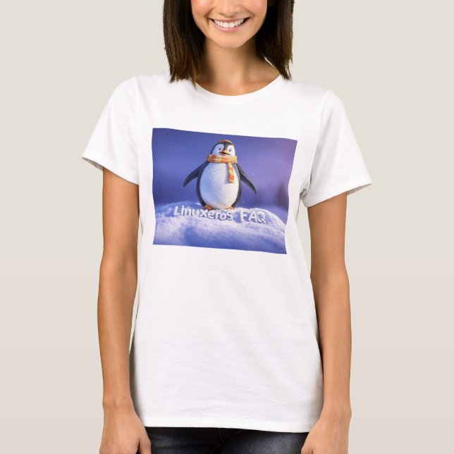 Camiseta Preguntas frecuentes de Linuxeros (Anverso)