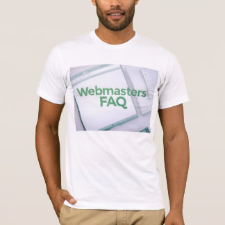 Camiseta Preguntas frecuentes de WebMasters