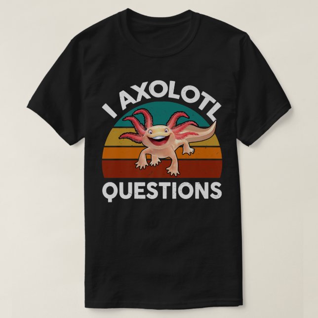 Camiseta Preguntas sobre Aolotl  Aolotl de Salamandra Amari (Diseño del anverso)