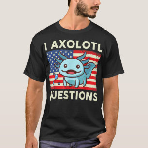 Camiseta Preguntas sobre el ajolote Niños Adultos Pez cami