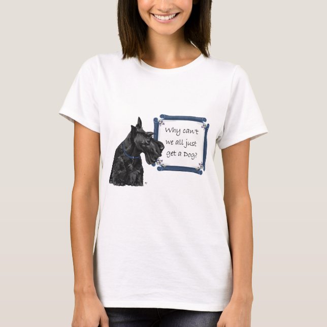 Camiseta Preguntas sobre el Terrier Escocés (Anverso)
