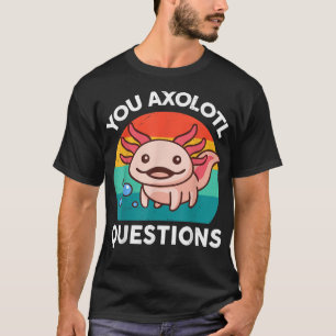 Camiseta Preguntas Vintage de Ajolote para Ti Cute Pun Ajol