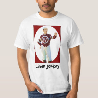 Camiseta ¿Pregunte a jinete del césped cuál está en su