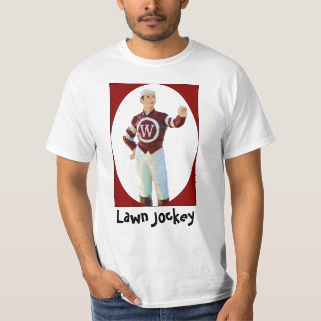 Camiseta ¿Pregunte a jinete del césped cuál está en su (Anverso)