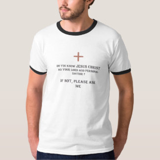 Camiseta pregúnteme acerca de Jesús