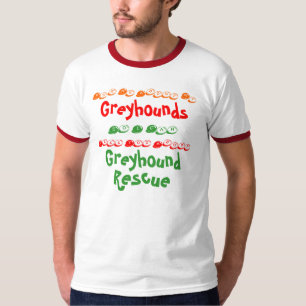 Camiseta Pregúnteme acerca de mi, galgos, así que puedo,