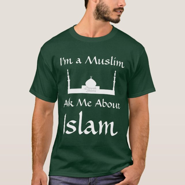 Camiseta Pregúnteme acerca del Islam 2,0 (Anverso)
