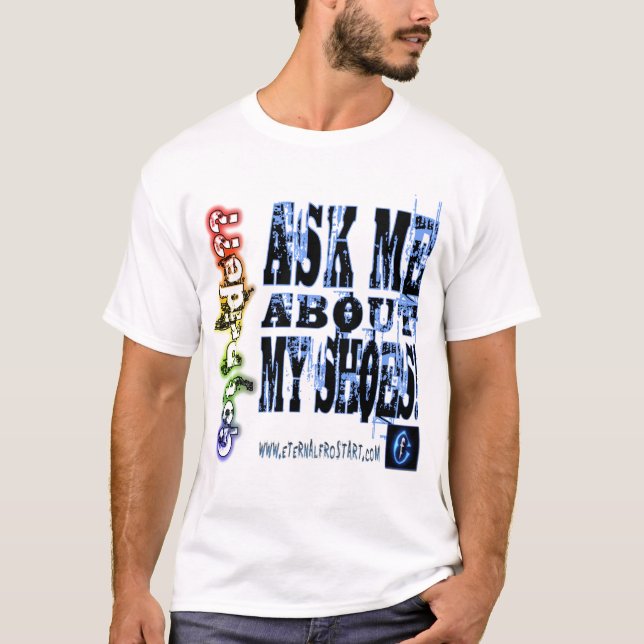 CAMISETA PREGÚNTEME ALREDEDOR (Anverso)