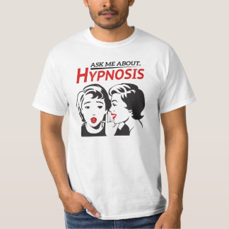 Camiseta Pregúnteme alrededor. Hipnosis
