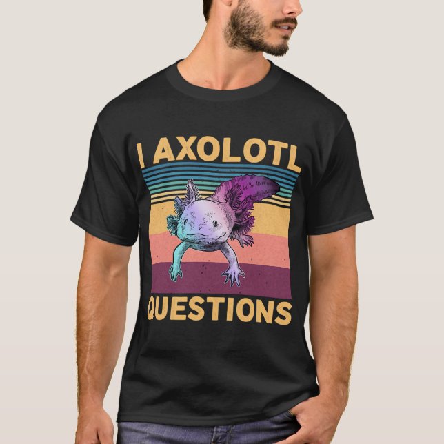 Camiseta Pregunto Axolotl Lindo (Anverso)