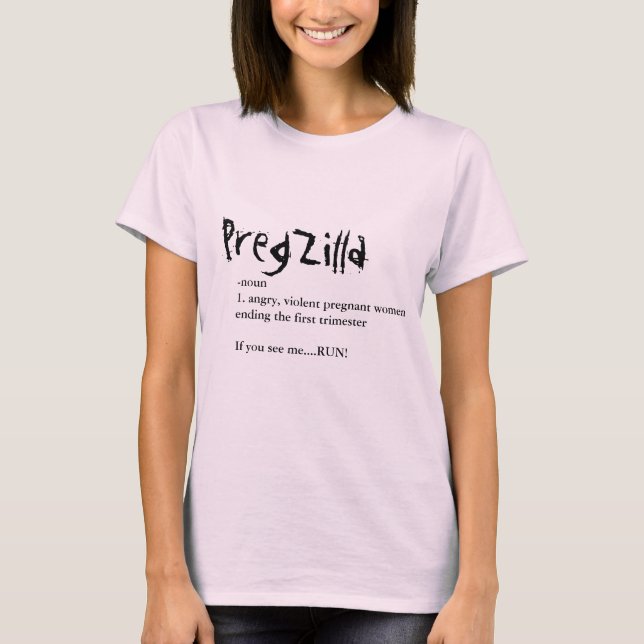 Camiseta PregZilla (Anverso)