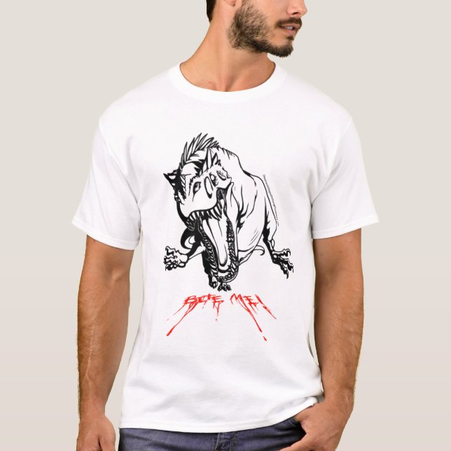 Camiseta Prehistórico "muérdame " (Anverso)