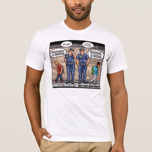 Camiseta Prejuicio racial expuesto (Anverso)